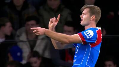 گل سوم اتلتیکومادرید به پی اس وی آیندهوون (سورلوث)