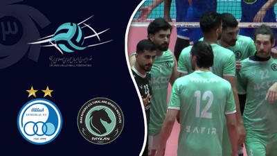 خلاصه والیبال پیکان 3 - استقلال گنبد 1