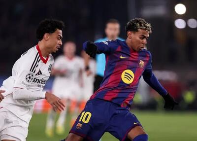 عصبانیت یامال از تعویض در مقابل فلیک!