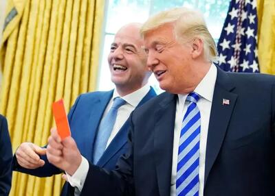 شکایت از رئیس فیفا: نباید به ترامپ جایزه می‌دادی