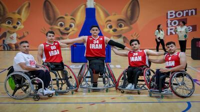 برتری مقتدرانه بسکتبال با ویلچر پسران در گام اول