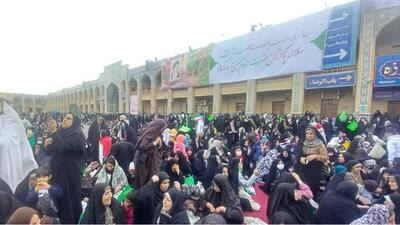  اجتماع بزرگ میثاق فاطمی در شیراز به مناسبت ولادت حضرت فاطمه زهرا (س) + عکس و