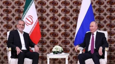 پوتین و پزشکیان در ترکمنستان با یکدیگر دیدار می‌کنند