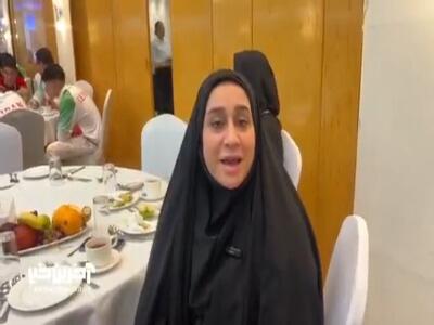  ساره جوانمردی: دست‌بوس تمام مادران دنیا به‌ویژه مادر خودم هستم
