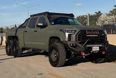 تویوتا تاندرا 6x6، هیولای شش‌چرخ رام‌نشدنی!