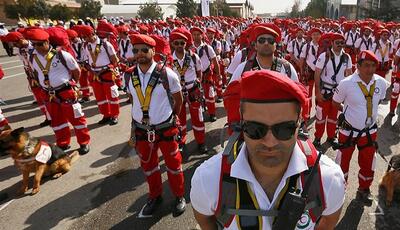 آماده‌باش تیم‌های عملیاتی هلال‌احمر همزمان با هشدار نارنجی هواشناسی