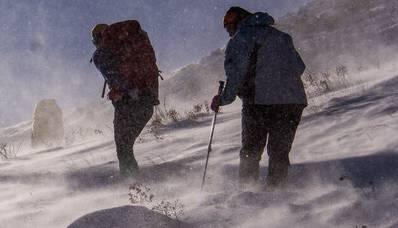 کولاک و بهمن و خطر سرمازدگی در مناطق کوهستانی