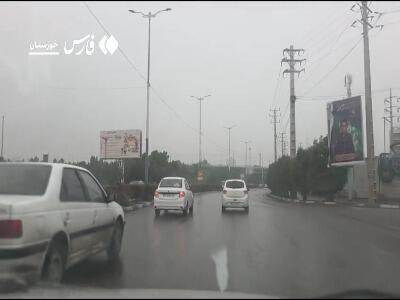  نم‌نم باران در اهواز