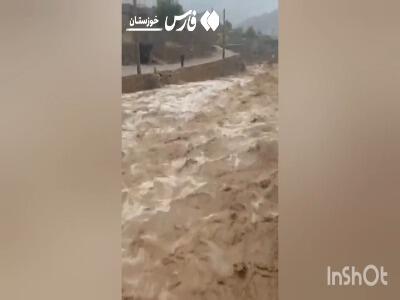  طغیان رودخانه‌ها در لالی