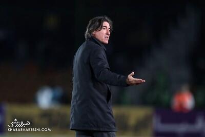 ساپینتو با چهره درهم در تمرین استقلال