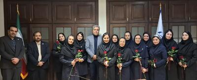 مراسم  تقدیر از بانوان صندوق حمایت از قهرمانان و پیشکسوتان ورزش به مناسب روز زن