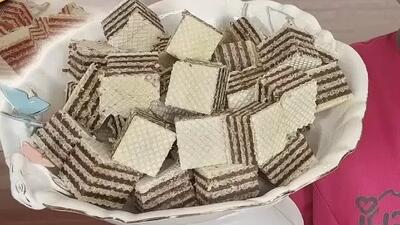  آموزش کامل ویفر شکلاتی خانگی، ترد و خوشمزه !