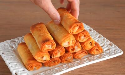  طرز تهیه بورک اسفناج و پنیر ترد؛ با نکات مهم!