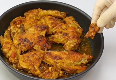  شام و ناهار سریع و خوشمزه: مرغ با سیر و لیمو بدون فر