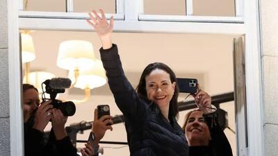 برنده نوبل در نروژ؛ ماچادو در انظار عمومی ظاهر شد