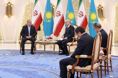  امضای ۷ سند همکاری میان ایران و قزاقستان