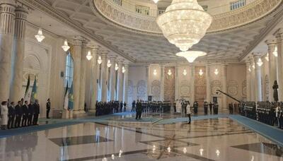  استقبال رسمی رئیس جمهور قزاقستان از پزشکیان