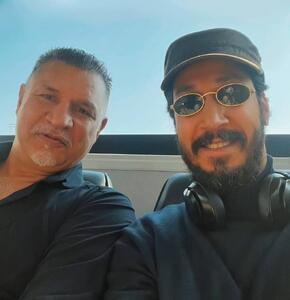 سلفی بهرام افشاری با علی دایی