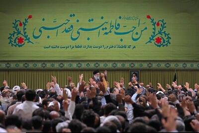 مراسم ۳ ساعته جشن میلاد حضرت زهرا با حضور رهبر انقلاب