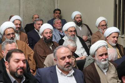  روحانی مناظره جنجالی امروز به بیت رهبری رفت +عکس