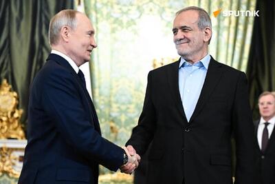 پزشکیان و پوتین در عشق آباد دیدار می‌کنند