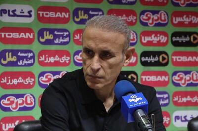 گل‌محمدی: با توجه به اتفاقات عجیب، تساوی نتیجه خوبی بود!