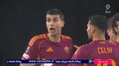 گل اول رم به سلتیک (جانلوکا مانچینی)