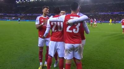 گل دوم آرسنال به کلوب بروژ (دبل مادوئکه)