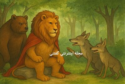  حکایت خرس حسود و شیر باهوش از سری داستان های مرزبان نامه!+ قسمت دوم