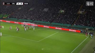 ویدیو: گل اول رم به سلتیک توسط مانچینی