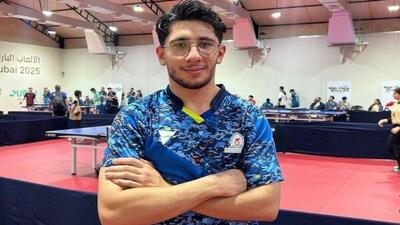 مدال برنز آرشام رمضانی در پاراتنیس روی میز