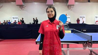 حنانه نجاتی در پاراتنیس روی میز قهرمان شد