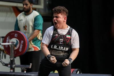 طلا و رکوردشکنی پاراوزنه بردار ایران در پاراآسیایی جوانان