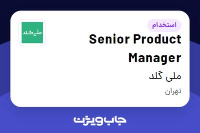  استخدام Senior Product Manager در ملی گلد