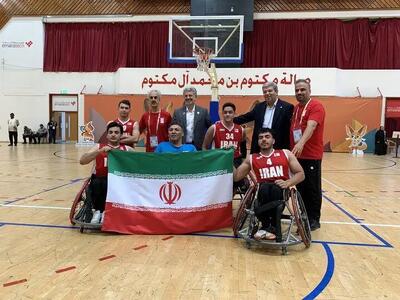 تیم بسکتبال با ویلچر سه نفره پسران قهرمان شد