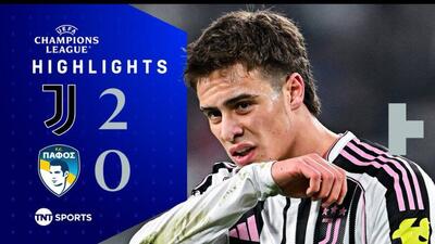 ویدیو| خلاصه بازی یوونتوس ۲ - پافوس ۰/ پیروزی نه چندان آسان!