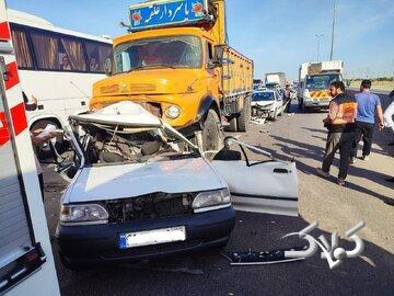 تصادف مرگبار پراید و کامیون/ ۴ نفر جان باختند - مجله اینترنتی کولاک