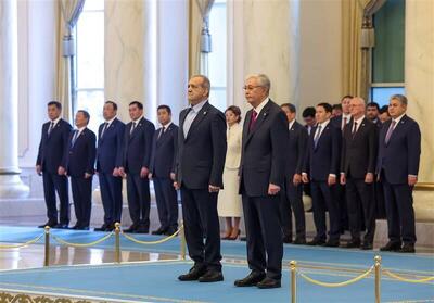 فیلم/ استقبال رسمی رئیس جمهور قزاقستان از پزشکیان