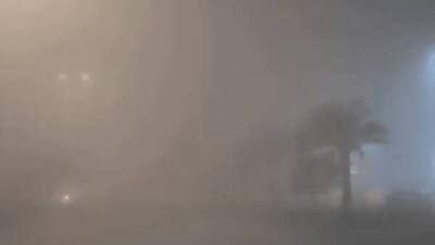 فیلم/ مه شدید پروازهای نجف را مختل کرد