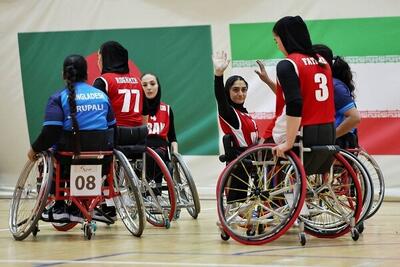 تیم‌ بسکتبال با ویلچر سه نفره دختران فینالیست شد