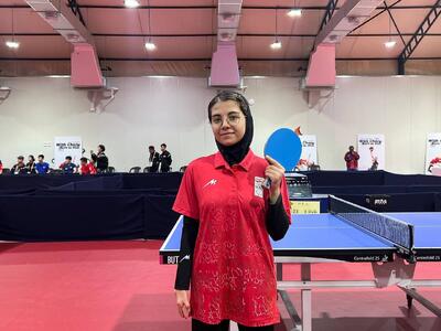  حنانه نجاتی در پاراتنیس روی میز قهرمان شد