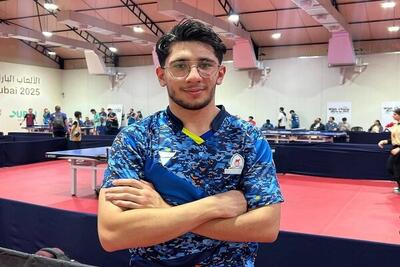 مدال برنز آرشام رمضانی در پاراتنیس روی میز