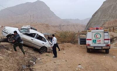  واژگونی خودرو در جاده «دالکی - کنارتخته» ۶ مصدوم داشت