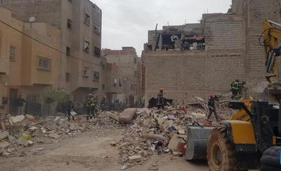 ۲۲ کشته در پی ریزش دو ساختمان در مراکش