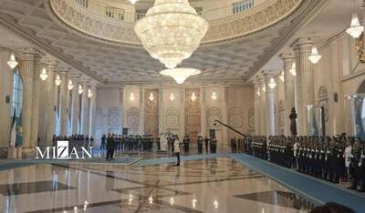 استقبال رسمی رئیس جمهور قزاقستان از پزشکیان