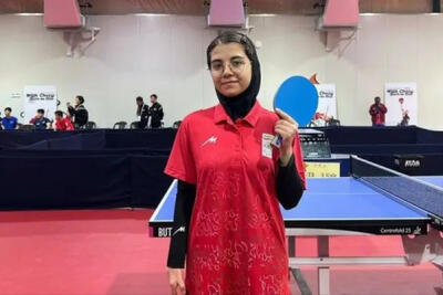 حنانه نجاتی قهرمان پاراتنیس روی میز شد