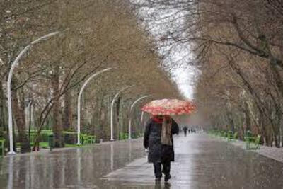 هم اکنون بارش شدید باران در تهران+فیلم