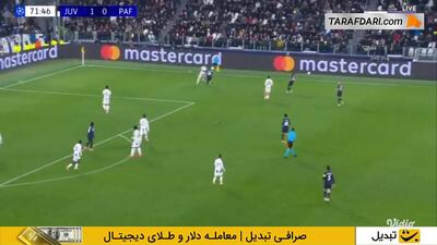 گل جاناتان دیوید به پافوس (یوونتوس 2-0 پافوس) - پارس فوتبال