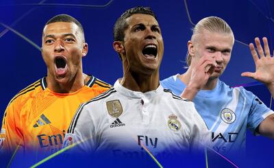 نبرد نسل‌ها در اروپا/ امباپه و هالند در مسیر شکستن تاج گلزنی رونالدو - پارس فوتبال