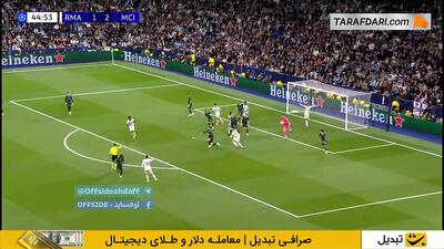 دبل سیو تیبو کورتوا مقابل ضربات هالند و شرکی (رئال مادرید 1-2 منچسترسیتی) - پارس فوتبال